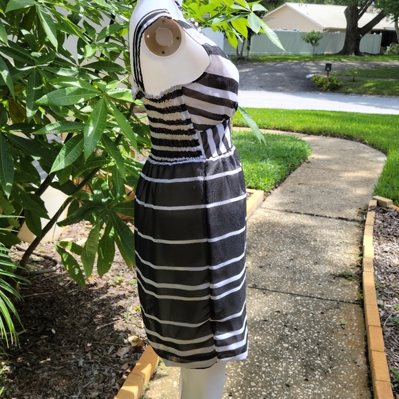 Dots Cocktail Casual Party Dress Size Small - Picture 5 of 8